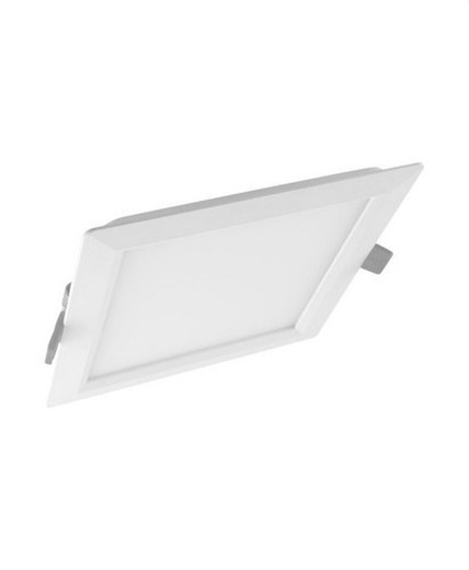 Downlight dl slim sq210 18w / 3000k wt ip20 1530lm 30000h