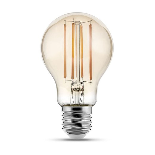 Duralamp lfa6007am LED filament lamp a60 7w e27 1800k oranje