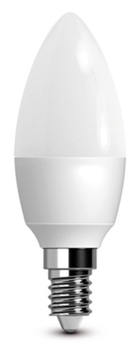Candela e14 7w 220-240v 6400k lâmpada opala