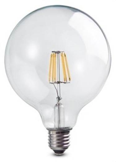 Lampe décorative LED vintage techno 6w globe 660lm