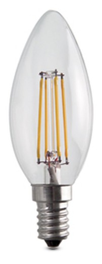 Led filament lamp candela 6w e14 2700k