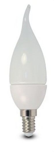 Lâmpada de chama decorativa LED até 3,2w 270lm e14 branco