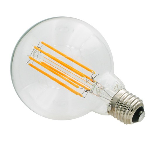 Globe 125 LED filament lamp 2700k 230v 6w