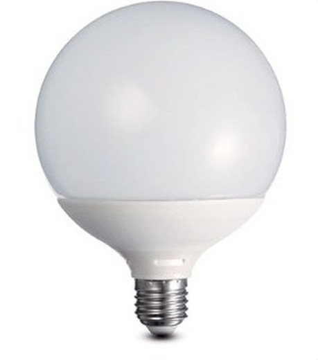 Duralamp dg457w lámpara LED globo 120 14w 3000k e27 cálida