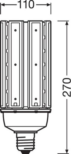 Lámpara led hql e40 100w 13000lm 4000k 50000h — Alealuz