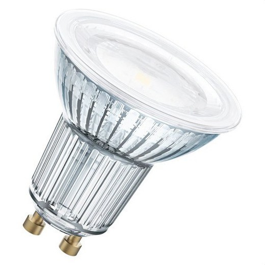 Lâmpada LED par 16 gu10 8w 575lm 2700k 120º 25000h regulável