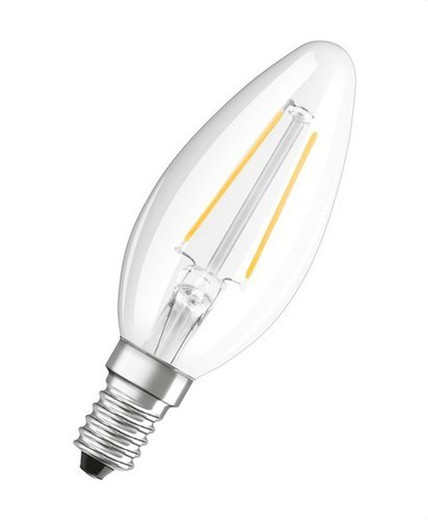 Lâmpada LED parathom cl b fil 25 não dim 2,5w / 827 e14 250lm 15000h