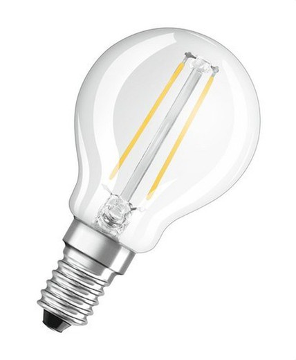 Lâmpada LED parathom cl p fil 25 não dim 2,5w / 827 e14 250lm 15000h