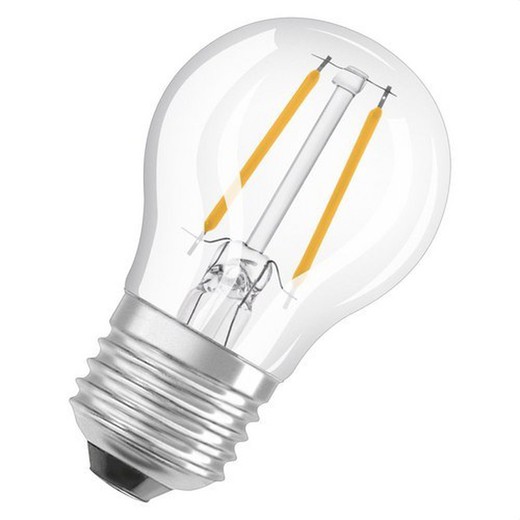 Lampe LED parathom cl p fil 25 non dim 2,5w / 827 e27 250lm 15000h