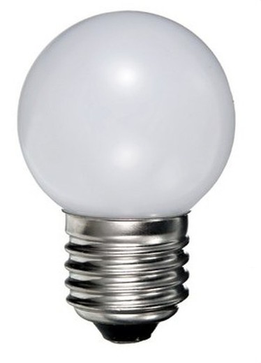 Lâmpada LED bola de ping e27 220-240v 0,5w ww