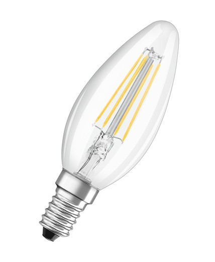 Lámpara LED superior TIPO VELA  B FIL 40 REGULABLE  4,2W/927 E14 470lm