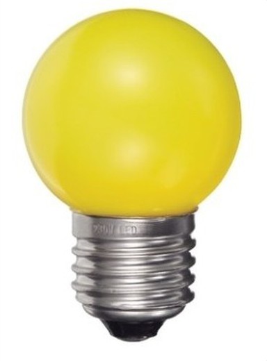Bola de ping de 0,5w e27 lâmpada amarela