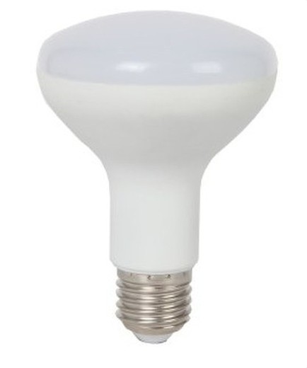Lamp r80 LED e27 12w 230v wit