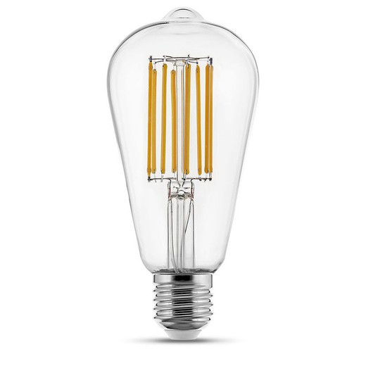Duralamp lfst641127-d lámpara tecnovintage st64 12w e27 2700k dimmer con luz regulable
