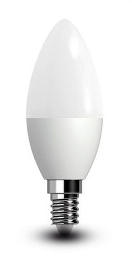 Candeeiro decorativo de vela LED até 6w 650lm e14 branco