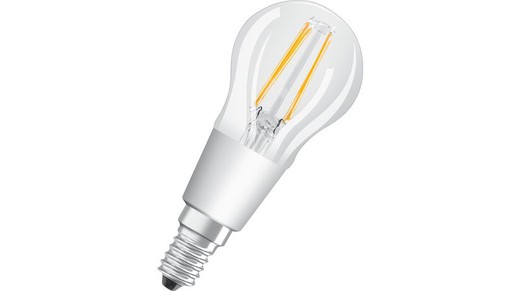 Osram 4058075809062 lámpara LED classic p 40 e14 5w filamento glowdim 470lm 2700-2200k 15000h con luz regulable
