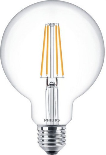 Philips 34677200 LED corepro globe 93mm 7-60w e27 827 clear
