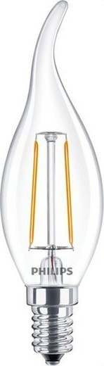 Philips 37759200 corepro LED candela 2-25w e14 827 trasparente