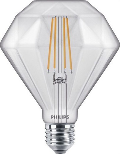 Philips 59353700 ledklassische lampe 40w diamant e27 2700k cl d