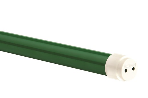 Protezione verde 18v per tubo fluorescente 18w