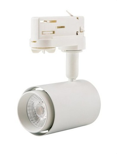 Instelbare LED schijnwerper 10w 110-240vac 24 ° 3000k wit