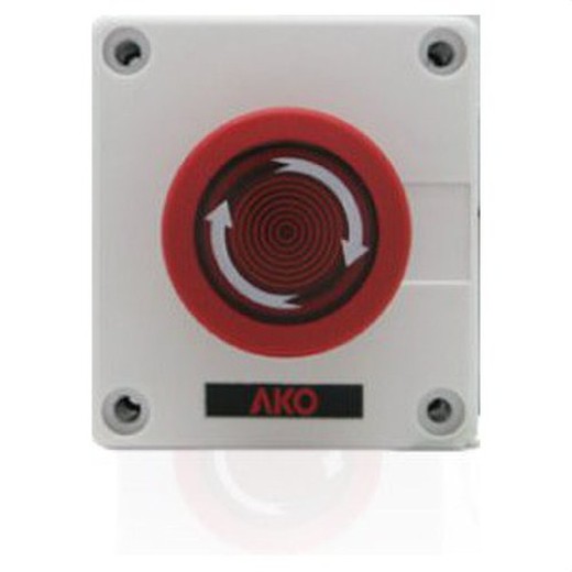 Industrial pushbutton with light indication