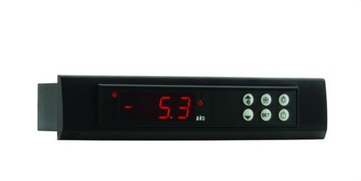 Regulador de temperatura frontal longo 4 relés 230v