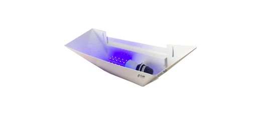 CLAR PAEMB20BL  ELIMINADOR INSECTOS  LAMP. 8W E27 MURAL ACERO EPOXI BLANCO