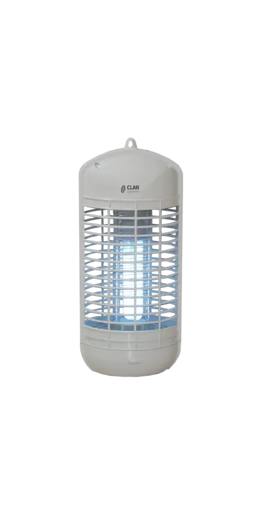 CLAR ELIMINADOR INSECTOS FAROL GRIS CFL LED 15W