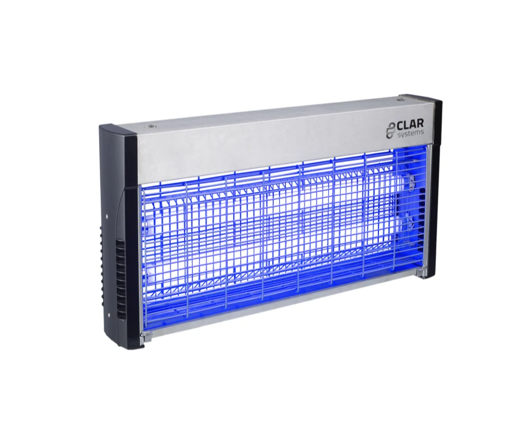 CLAR ELIMINADOR INSECTOS LED T8 2X7.5W(30W) INOX/ABS