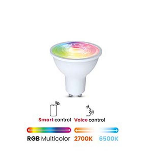 Duralamp durasmart par16 5w 220v gu10 rgbw