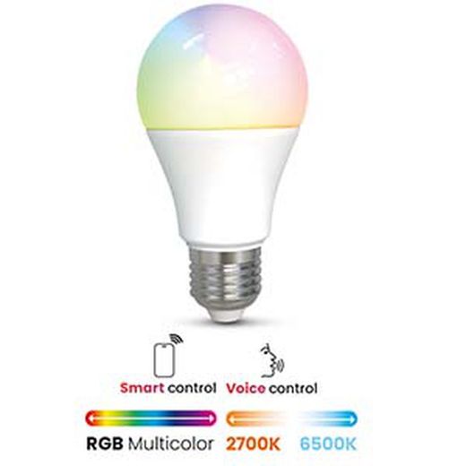 Duralamp durasmart std  a60 11w 220-240v e27 rgbw con luz regulable