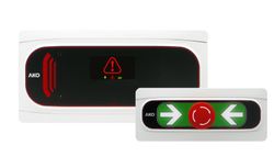 Låst mand alarmsæt med 1 230vac knap