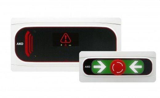 Låst mand alarmsæt med 1 230vac knap