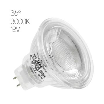 LAES 990812  LÁMPARA DICROICA LED VIDRIO 6500K 12V 5W