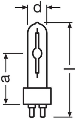 Lampada a ioduri metallici hci-t 70w / 930 wdl polibutilene eccellenza