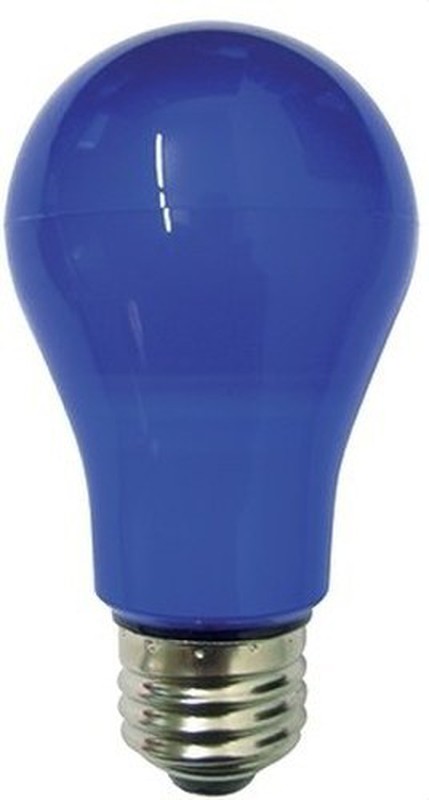Lampe LED standard 6w e27 de couleur bleue