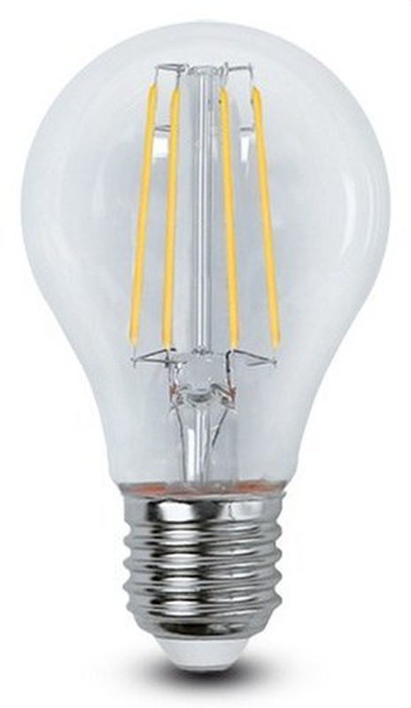 Lampada LED fil 8w 220-240v 2700k chiara dimmerabile — Alealuz