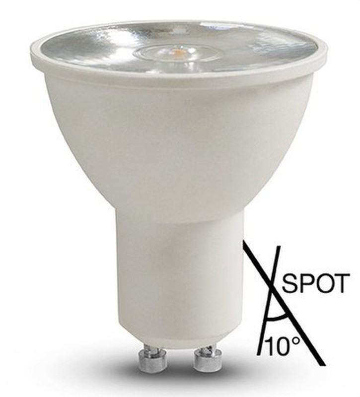 LED-lampe GU10 10d 220V 7,5W dæmpbar — Alealuz