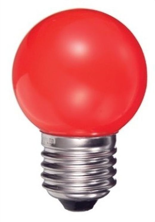 Ping ball 0.5w e27 red lamp