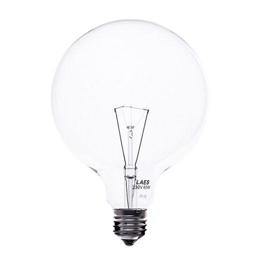 Laes 550467 Lámpara solid globe 125mm 230v e27 100w claro