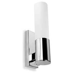 Leds C4 05-1411-21-F9 Aplique de baño Dresde-On Con Toma Corriente Cromo / Cristal