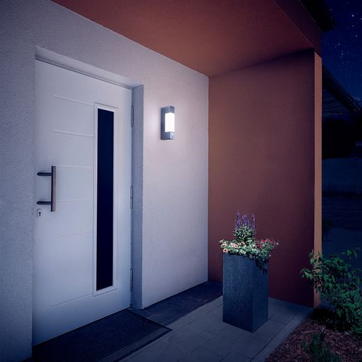 Leds C4 PX-0278-INO  Forlight Litus Con Sensor Aplique Ip44 Litus With Sensor Led 5.3w 4000k Pulido 420lm
