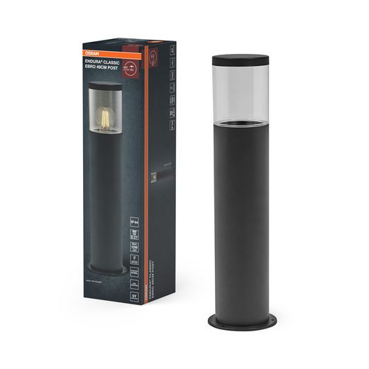 OSRAM 4099854446313 LUMINARIA EXTERIOR ENDURA CLASSIC EBRO 49CM E27 GRIS OSCURO