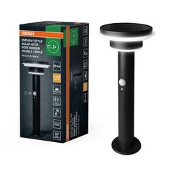 OSRAM 4099854455520 LUMINARIA EXTERIOR ENDURA STYLE SOLAR 2 CIRCLE 40CM 6W NEGRO IP44