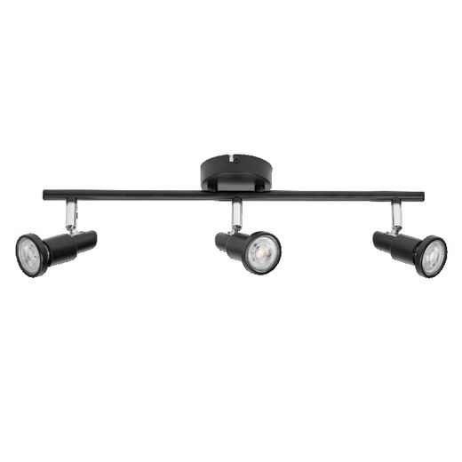 OSRAM LUMINARIA LED SPOT 3x3.4W 927 GU10 NEGRO