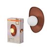 OSRAM LUMINARIA PARED DECOR CLAY NEST 1xG9 MARRÓN