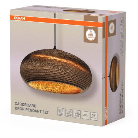 OSRAM 4099854458880 LUMINARIA SUSPENDIDA DECOR CARDBOARD DROP E27