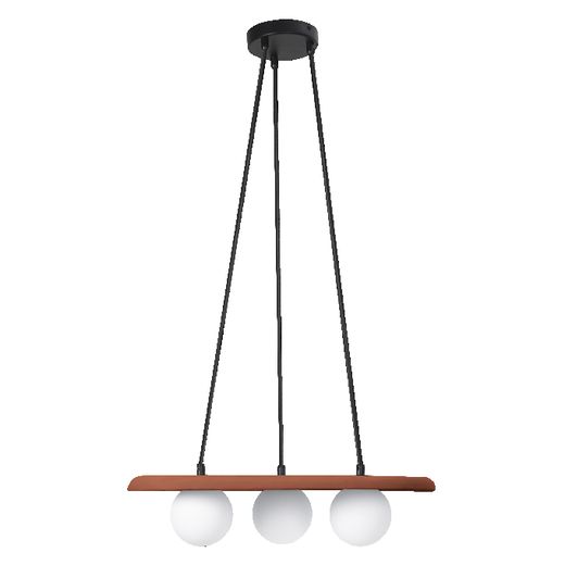 OSRAM LUMINARIA SUSPENDIDA DECOR CLAY NEST 3xG9 MARRÓN
