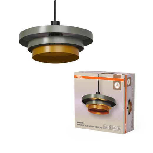 OSRAM 4099854460494 LUMINARIA SUSPENDIDA DECOR LAYERS E27 VERDE